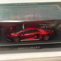 1/64 Aurora Model Aventador LP700-4 LB2.0 Red/Gold