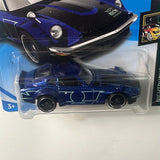 Hot Wheels Custom Datsun 240Z Blue Short card