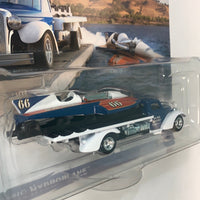 Hot Wheels Car Culture Team Transport HW Classic Hydroplane w/ Speed Waze - Damaged Box