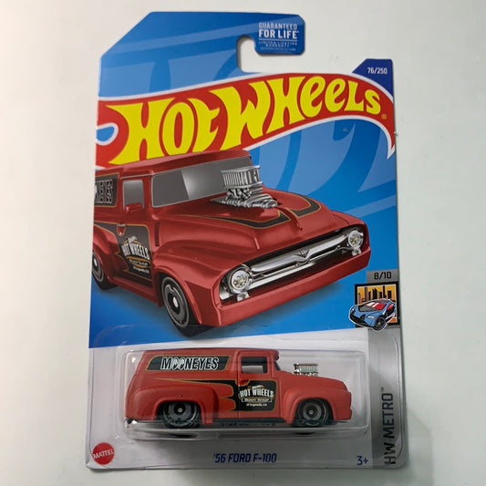 Hot Wheels 1/64 ‘56 Ford F-100 Red