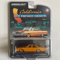 Greenlight 1/64 1990 Chevrolet Caprice Classic California Lowriders Series 2 Orange