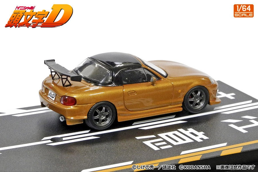 Modeler's 1/64 Initial D Vol.6 Satoshi Omiya Mazda Roadster (NB8C) & Kobayakawa Mitsubishi Lancer Evolution VII