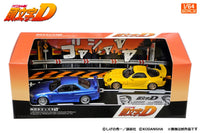 1/64 Modeler's Initial D Set Vol.8 Keisuke Takahashi's Mazda RX-7 (FD3S) & Hoshino Kozo's Nissan Skyline GT-R (BNR34)
