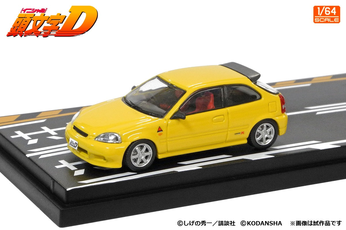 Modeler's 1/64 Initial D Set Vol.9 Daiki Ninomiya Honda Civic (EK9) & Smiley Sakai Honda Integra (DC2) - MD64209