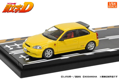 Modeler's 1/64 Initial D Set Vol.9 Daiki Ninomiya Honda Civic (EK9) & Smiley Sakai Honda Integra (DC2) - MD64209