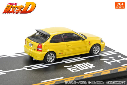 Modeler's 1/64 Initial D Set Vol.9 Daiki Ninomiya Honda Civic (EK9) & Smiley Sakai Honda Integra (DC2) - MD64209