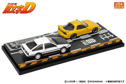 Modeler's 1/64 Initial D Set Keisuke Takahashi RX-7 (FD3S) & Wataru Akiyama Levin (AE86)