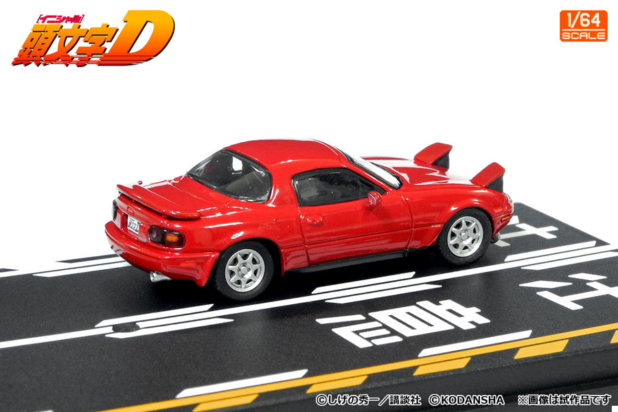 1/64 Modeler's Initial D Set Vol.11 Suetsugu Tooru Mazda Roadster (NA6CE) & Atsuro Kawai Nissan Skyline (ER34)