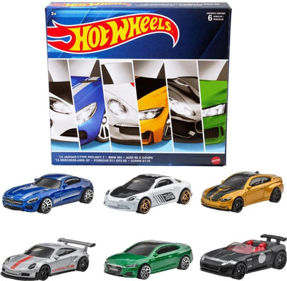 Hot Wheels European Cars 6 Pack