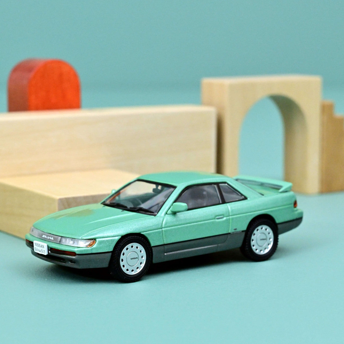 1/43 Norev 1988 Nissan Silvia S13 Light Green