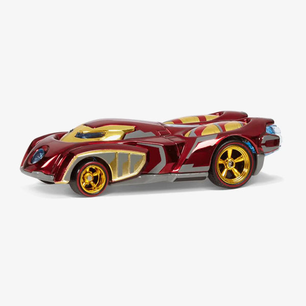 Hot Wheels Marvel Flip Fighters Iron Man Avengers Crash Car 11cm
