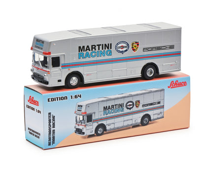 Schuco 1/64 Mercedes-Benz Race Transporter Porsche Martini Racing