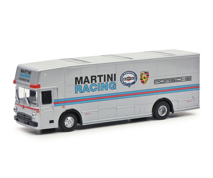 Schuco 1/64 Mercedes-Benz Race Transporter Porsche Martini Racing