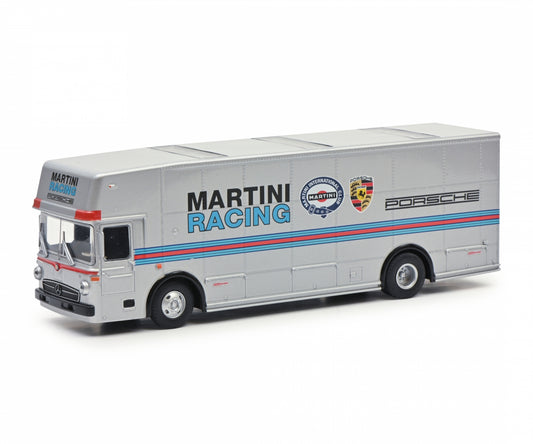 Schuco 1/64 Mercedes-Benz Race Transporter Porsche Martini Racing