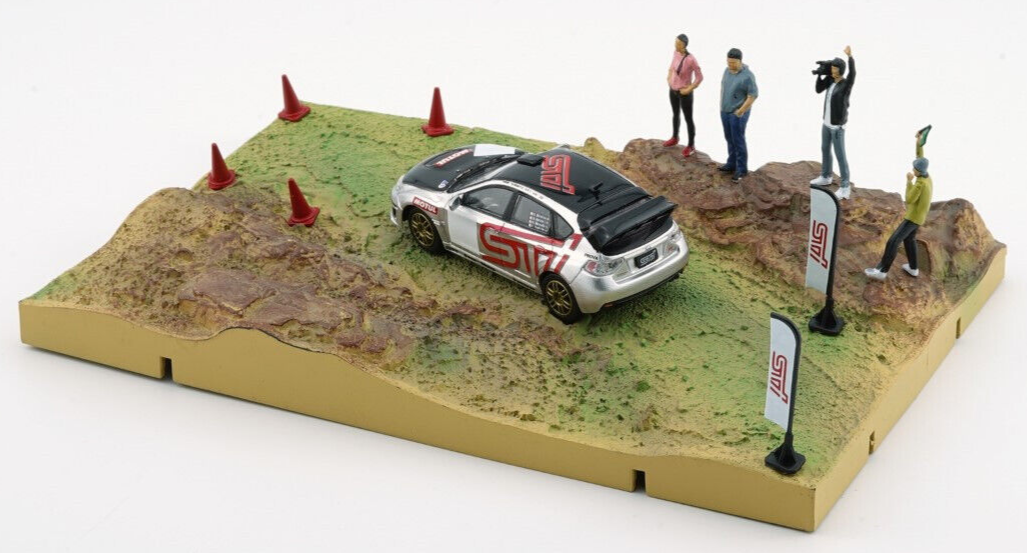 1/64 BM Creations 2009 Subaru Impreza WRX STI Rally Version w/ Diorama