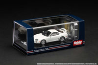 Hobby Japan 1/64 Toyota Supra RZ (A80) w/ Engine Display Model (Super White II)