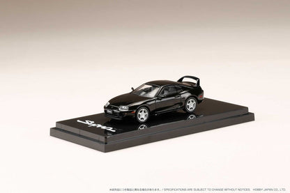 Hobby Japan 1/64 Toyota Supra RZ (A80) w/ Engine Display Model (Black)