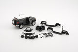 BM Creations 1/64 Toyota FJ Cruiser Matte Black w/ Accessories Pack (RHD)