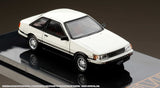 Hobby Japan 1/64 Toyota Corolla Levin AE86 GT Apex 2 Door White / Black