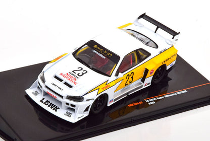 1/43 IXO Models Nissan LB-ER34 Super Silhouette Skyline White #23