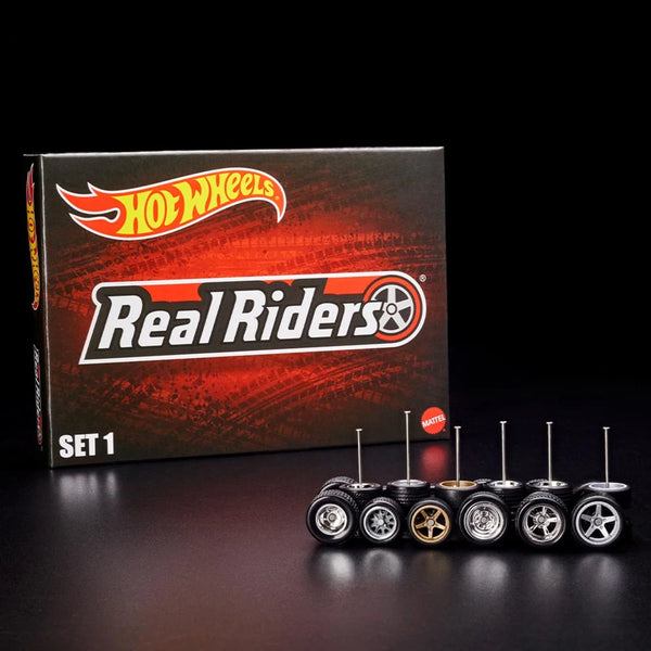 Hot Wheels RLC Exclusive Real Riders Wheels Pack Set 1 - American