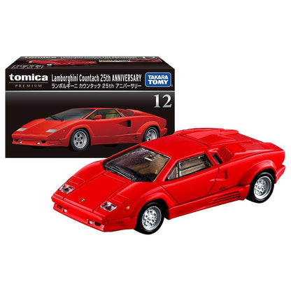 Tomica Premium Lamborghini Countach 25th Anniversary Red
