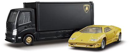 Tomica Premium Transporter Lamborghini Countach 25th ANNIVERSARY Yellow
