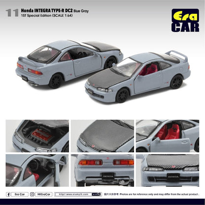 Era Car 1/64 Honda Integra Type R DC2 Blue Gray